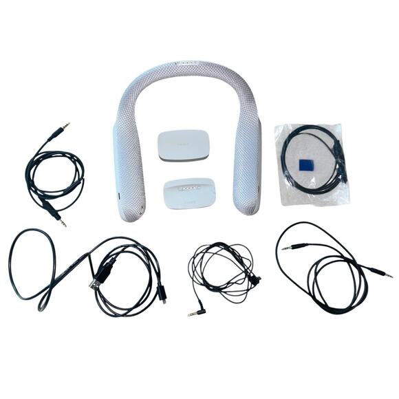 SONY Japan Wearable Neck Speaker SRS-WS1 for TV Game Movie with Vibration - Picture 1 of 10